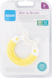 Prvé hryzadlo Bite & Brush - 3m+ mam