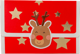 Gutscheinverpackung mit Rentier KUWOPA