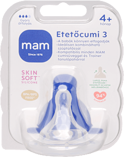 Etetőcumi 3-as,  gyors folyású 4 hónapos kortól mam