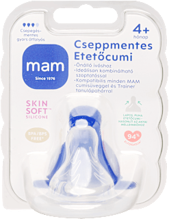 Etetőcumi gyors és csepegésmentes 4 hónapos kortól mam