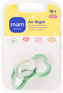 Air Night éjszakai cumi, 16 hónapos kortól, többféle mam