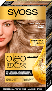 Boja za kosu – 8-68 pješćana plava syoss Oleo Intense