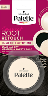 Kompaktný púder na zakrytie odrastov Compact Root Retouch - čierny Palette