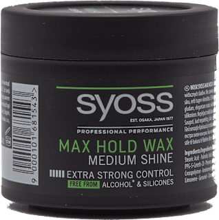 MAX HOLD vosak za oblikovanje kose syoss