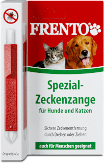 Ungezieferschutz Spezial-Zeckenzange Hunde und Katzen FRENTO