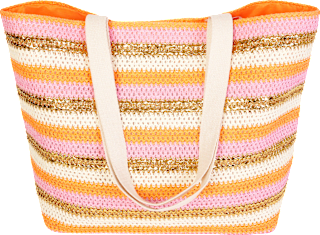 Strandtasche bunt mit Streifen keine Marke