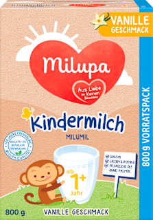 Kindermilch mit Vanille-Geschmack ab 1 Jahr Milupa