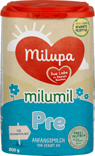 Anfangsmilch Milumil Pre von Geburt an Milupa