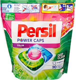 Mosógél kapszula Power Caps Color, 29 mosás Persil