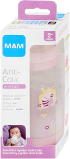 Anti-Colic flašica, od 2. meseca, zapremina: 260ml, više vrsta mam