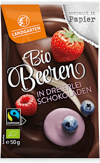 Schokolade Dreierlei Bio Beeren Landgarten
