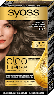 Barva za lase 5-54 Svetla Pepelnato Rjava syoss Oleo Intense