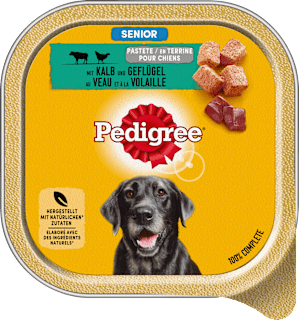 Nassfutter Hund Senior mit Kalb & Geflügel Pedigree