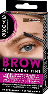 Farba na obočie Brow Permanen Tint - svetlohnedá syoss