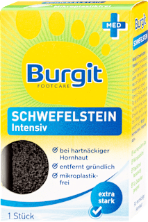 Hornhautentferner Schwefelstein intensiv Burgit