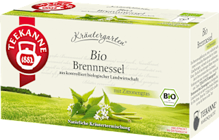 Kräutertee Kräutergarten Bio Brennessel Teekanne