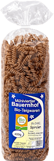 Nudeln Mühlviertler Bauernhof Bio-Dinkelspiralen Bad Zeller Eierhof