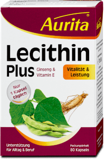 Lecithin Plus Ginseng & Vitamin E Kapseln Aurita