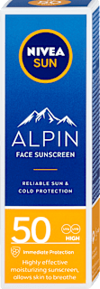Слънчезащитен крем за лице ALPIN SPF 50 NIVEA SUN