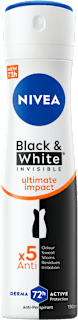Black & White Invisible antiperspirant u spreju NIVEA