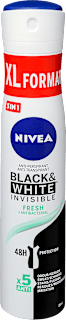  Black & White Invisible Fresh - dezodorans u spreju  NIVEA
