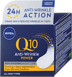 Q10 POWER noćna krema protiv bora i za zatezanje kože NIVEA
