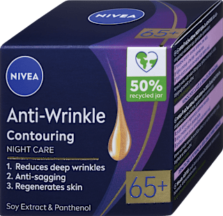 Nočna krema proti gubam za izboljšanje kontur 65+ NIVEA