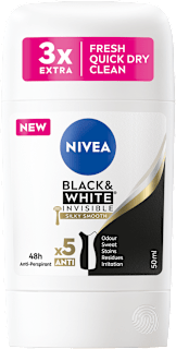 Deo stick black&white - SILKY SMOOTH NIVEA