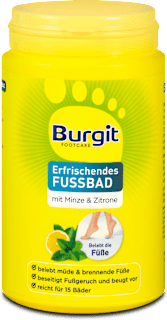 Fußbad Erfrischend mit Minze & Zitrone Burgit
