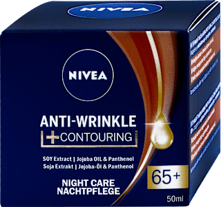 ANTI-WRINKLE + CONTOURING noćna krema protiv bora, 65+ NIVEA