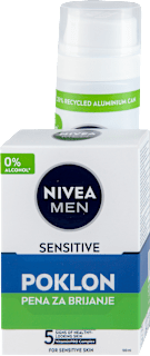 SENSITIVE balzam posle brijanja 100ml + pena za brijanje 200ml NIVEA MEN