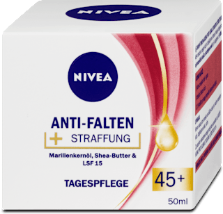 Dnevna krema za lice protiv bora 45+,SPF 15 NIVEA