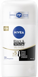 Dámsky tuhý antiperspirant Black & White Invisible Silky Smooth NIVEA