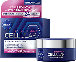 Krem na noc Hyaluron Cellular Filler zaawansowany przeciwzmarszczkowy NIVEA