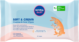 Vlažne maramice za djecu Soft&Cream NIVEA BABY