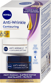 Denný a nočný krém pre zlepšenie kontúr Anti-Wrinkle 65+ NIVEA