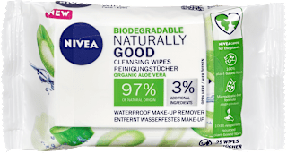 Naturally Good șervețele demachiante  NIVEA