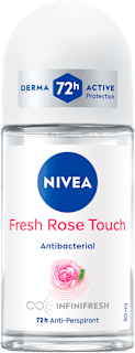 Antiperspirant roll-on Fresh Rose Touch NIVEA