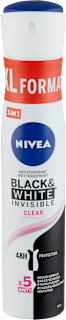 Black & White Invisible Clear - dezodorans u spreju  NIVEA