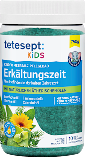 Kinder Meersalz-Pflegebad Erkältungszeit tetesept: KIDS