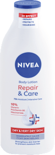Telové mlieko na veľmi suchú pokožku Repair & Care  NIVEA