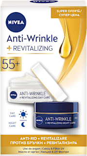 Nivea Комплект дневен и нощем крем против бръчки - 55+ NIVEA