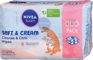 Vlažni čistilni robčki Soft & Cream NIVEA BABY