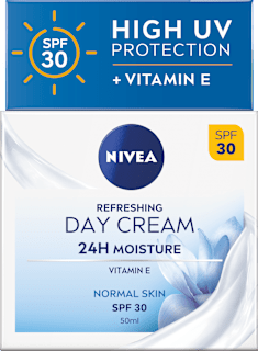Osvježavajuća dnevna krema s vitaminom E, SPF 30 NIVEA