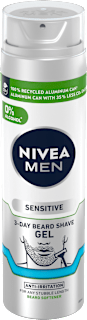 Гел за бръснене за тридневна брада Sensitive NIVEA MEN