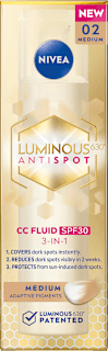 CC 3в1 флуид среден тон Luminous630, SPF 30 NIVEA