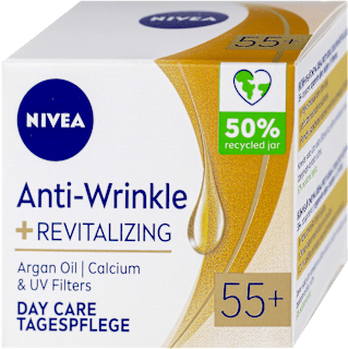 Anti-Wrinkle + REVITALIZING dnevna krema za lice protiv bora 55+, SPF 15 NIVEA