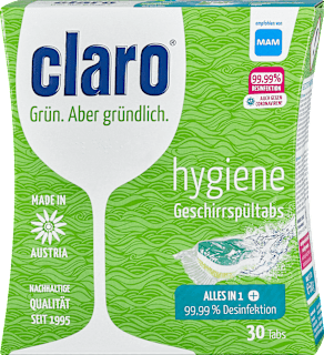 Geschirrspül-Tabs hygiene claro