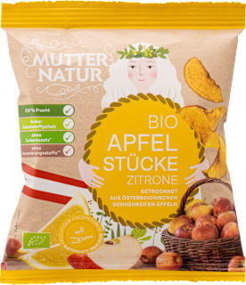 Trockenfrüchte Apfel mit Zitrone MUTTER NATUR