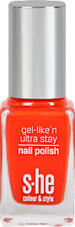 Nagellack gel-like'n ultra stay 322/408 s-he colour&style